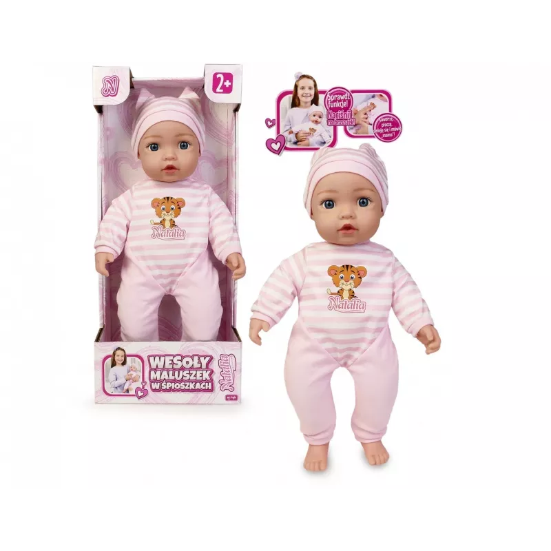 Lėlė Artyk Natalia Baby Doll 45 cm — minkšto kūno žaidimų lėlė, 45 cm ūgio