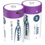 1314-0005 Li-Ion įkraunamos baterijos Mono D tipo 6000 min. 5400 mAh dėžutėje 2 vnt. - Baterija - Mono