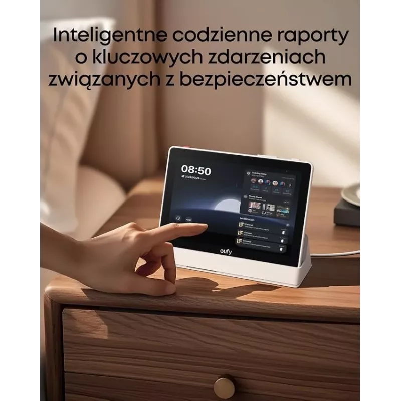 Namų apsaugos asistentas Anker Eufy T87A03W1 išmanusis įrenginys juoda/baltos spalvos