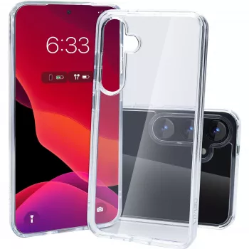 nevox StyleShell SHOCKFlex dėklas Samsung Galaxy S25+ 6,7 colio permatomas