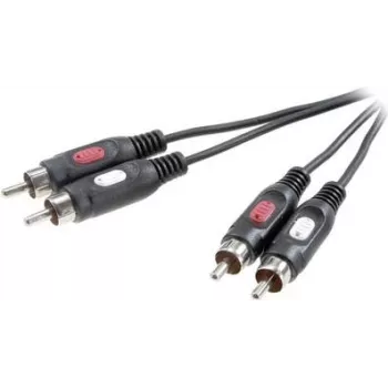 SpeaKa Professional SP-7869760 garso kabelis 0,5 m 2 x RCA juodas (SP-7869760)