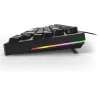 Sharkoon SGK25 klaviatūra, namų, USB, QWERTZ, vokiška, juoda, 75%, RGB LED