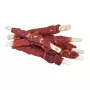 Šunų skanėstai PETITTO Duck Kebab 500 g — antienos skonio minkšti dresūros kąsneliai, 64 % baltymų, 3 % riebalų, be glitimo ir cukraus