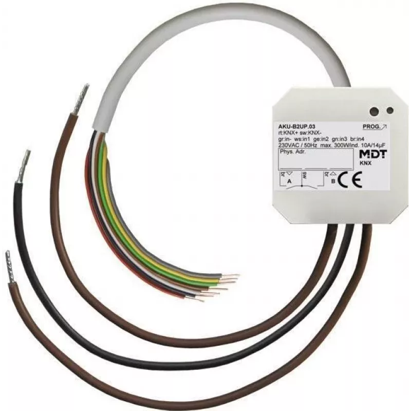 MDT technologies universal actuator 2-way UP 10A,230VAC,14µF,2EVG Battery-B2UP.03 (Battery-B2UP.03)