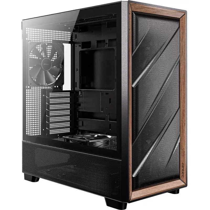 Antec 0-761345-10133-2 kompiuterio korpusas MIDI Tower juodas medinis
