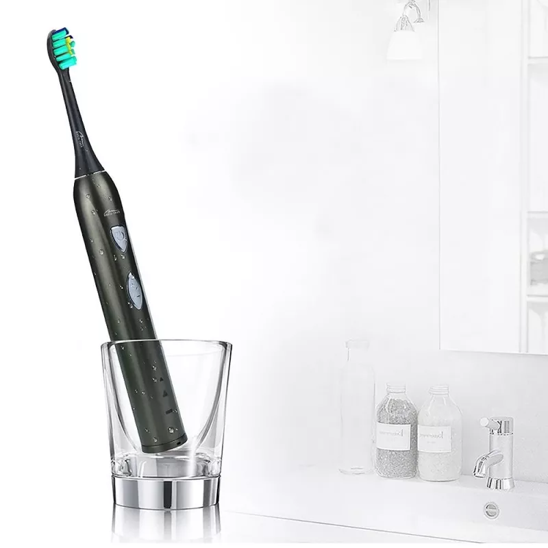 Dantų šepetėlis Media-Tech SONIC WAVECLEAN suaugusiems, rudas
