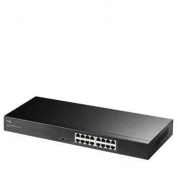 Tinklo komutatorius Cudy GS1016L — 16 prievadų Gigabit Ethernet (10/100/1000), 32 Gbit/s komutavimo pajėgumas, montuojamas stove
