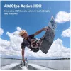 Veiksmo sporto kamera Insta360 Ace Pro 2 — 50 MP, 8K itin didelė raiška (7680×3272), 1/1,3 colio jutiklis, iki 240 kadrų per sekundę, įmontuotas ekranas, „Wi‑Fi“, „MicroSD“, 177,7 g, juoda