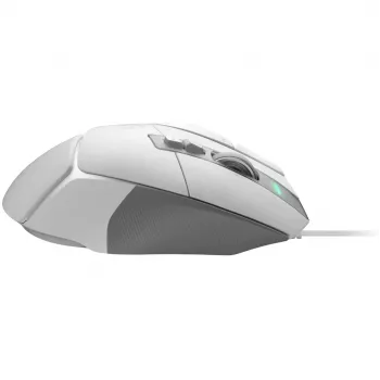 Žaidimų pelės rinkinys „Logitech G G502 X“ su kietu žaidimų pelės kilimėliu „G240“ – dešiniarankė, optinė 25600 DPI, USB Type-A, 13 mygtukų, balta