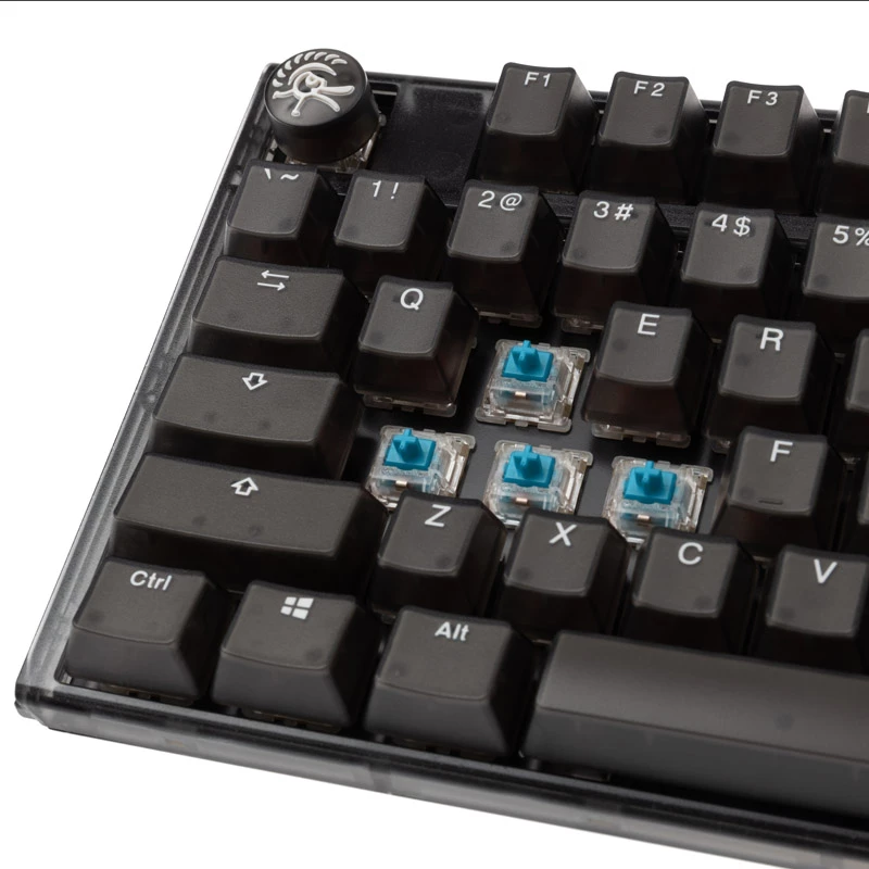 Ducky One 3 Aura TKL klaviatūra, žaidimams, USB, QWERTY, US International, juoda