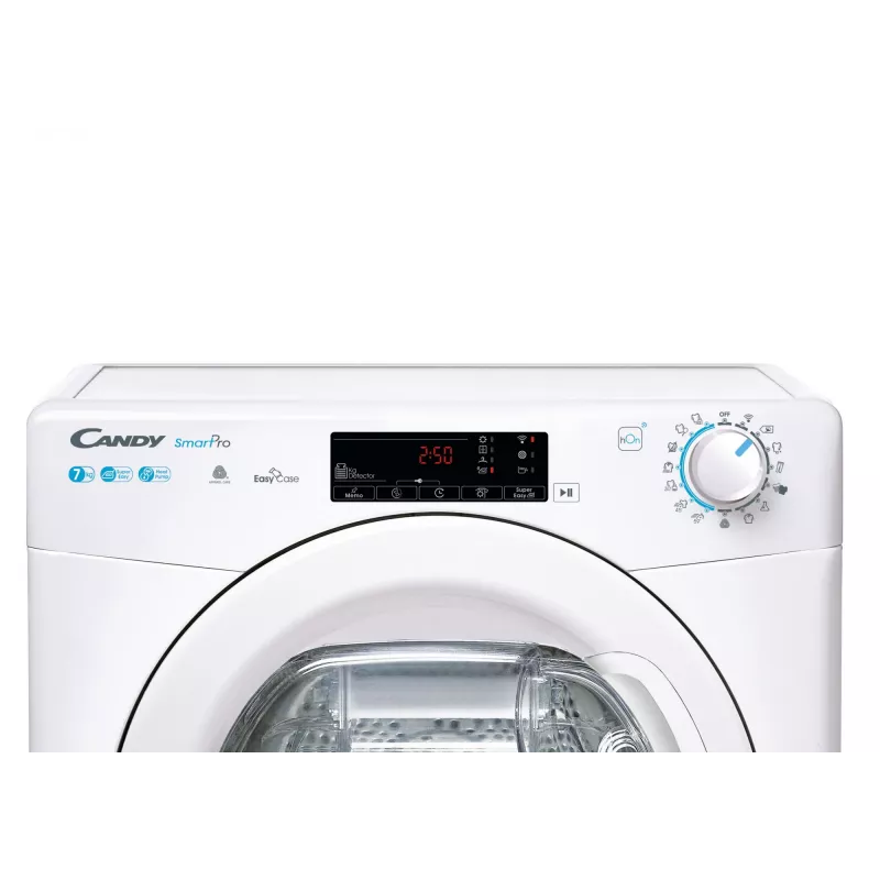 CANDY džiovyklė CSOE H7A2TE-S, 7kg, energijos klasė E