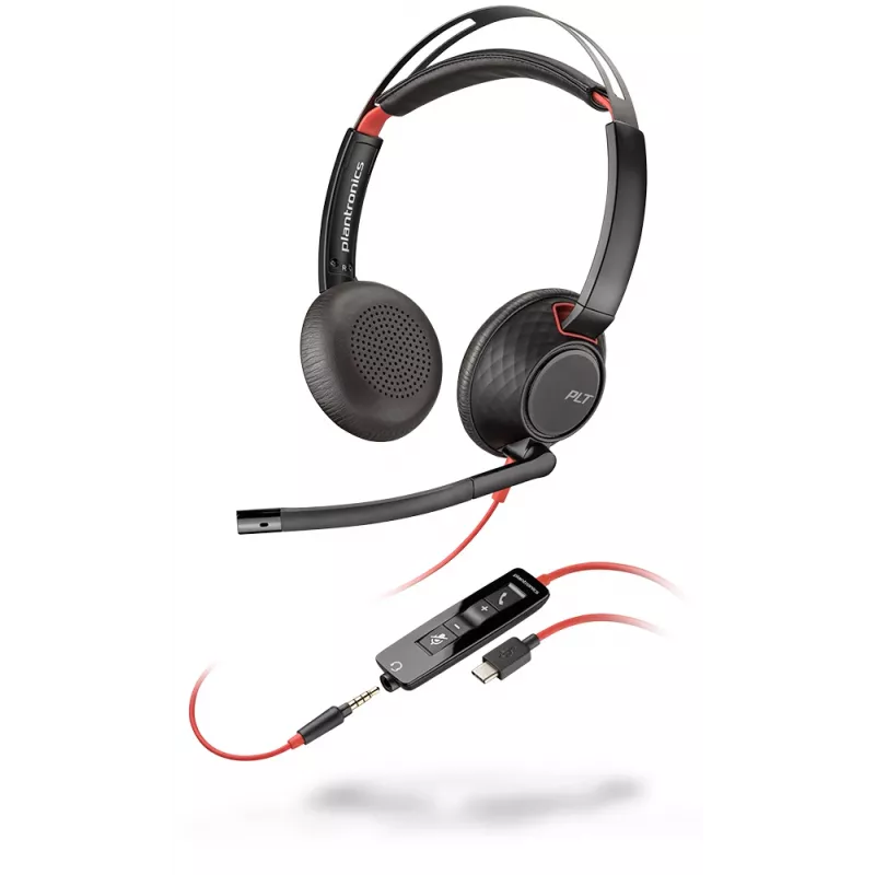 POLY Juodawire 5220 ausinės