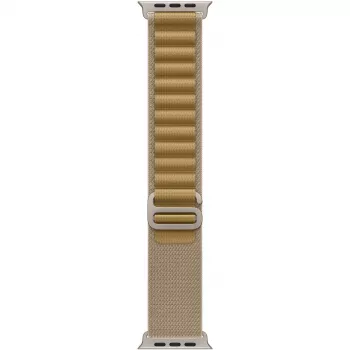 Band Apple 49mm Tan Alpine Loop Small Natural Titanium Finish