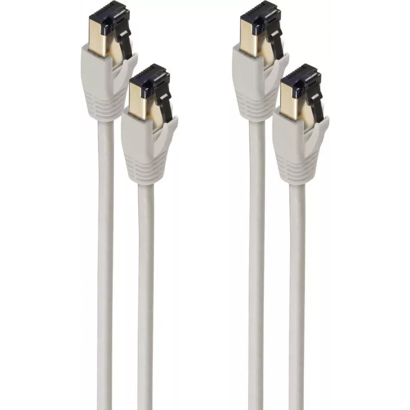 Tinklo kabelis ShiverPeaks BS08-41050-2 5m Cat8.1 F/FTP Pilka