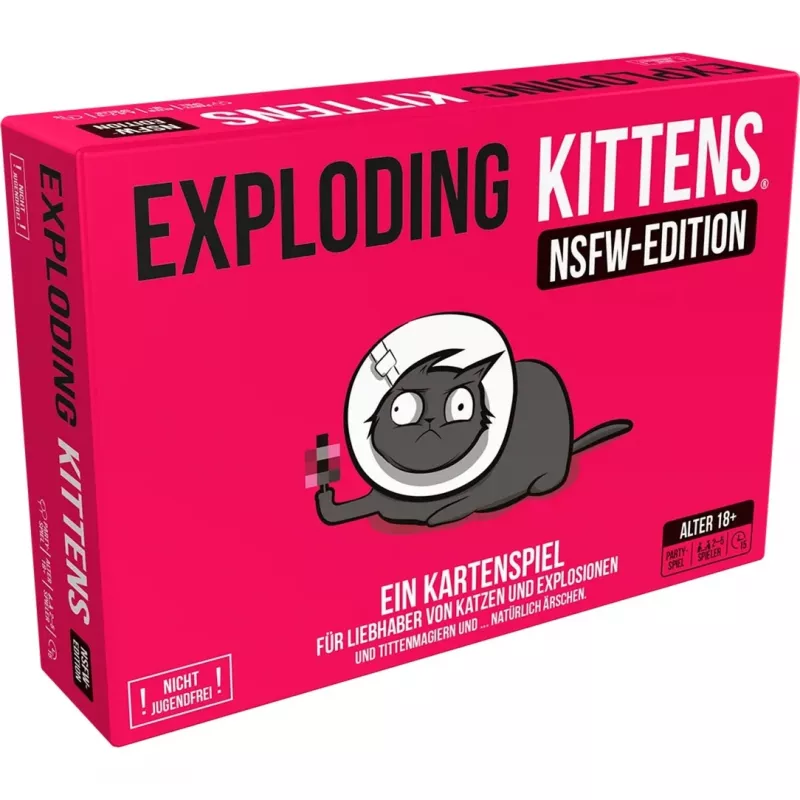 Exploding Kittens - NSFW leidimas, kortų žaidimas