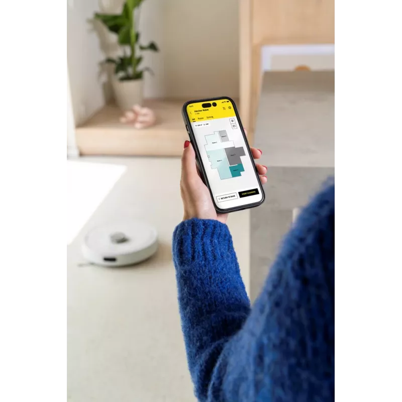 KARCHER RVC 3 Comfort Extra valymo robotas su bazine stotimi