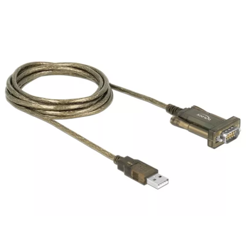 Nuoseklioji jungtis DeLOCK 64073 USB Type-A DB-9 permatoma 2 m