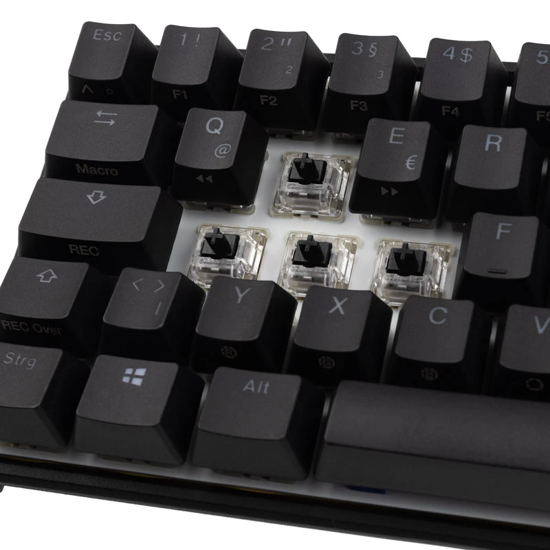 Ducky Mecha Pro SF klaviatūra, žaidimams, USB, vokiška, juoda