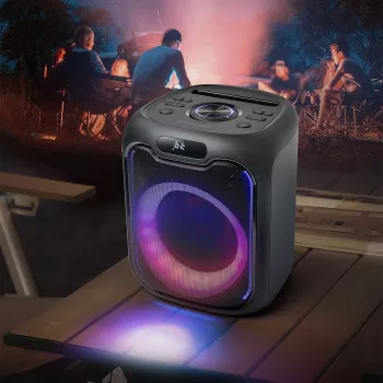 Muse M-1803 nešiojama DJ/vakarėlių kolonėlė juoda 150 W