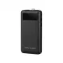 Išorinė baterija RealPower PB-10000 Plus 10 000 mAh 20 W 2×USB-A 1×USB-C juoda
