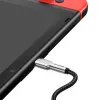 USB‑C į USB‑C kabelis Baseus Cafule Metal — 2 m, 100W įkrovimas, USB 2.0 (480 Mbps), cinkuoti kontaktai, juodas