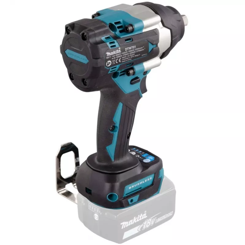 Makita DTW701Z elektrinis suktuvas/impulsinis suktuvas 2700 RPM Juoda, Mėlyna