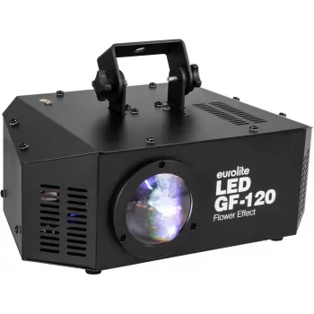 LED gėlių efekto šviestuvas EUROLITE GF-120 120W — scenos ir renginių apšvietimo efektas