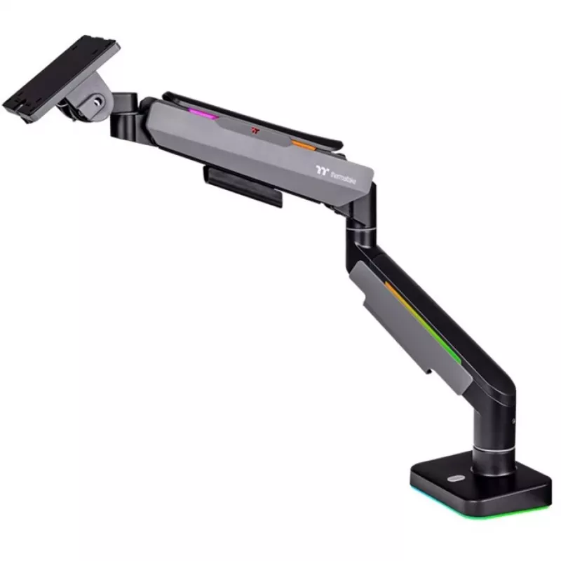 Thermaltake GEA-MSR-SMSBLK-01 monitoriaus laikiklis 124,5 cm 49 coliai Stalas Juoda Pilka