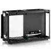 DAN Cases A4-SFX V4.1 - Sidabrinė + Alpenföhn Juoda Ridge - 120 mm