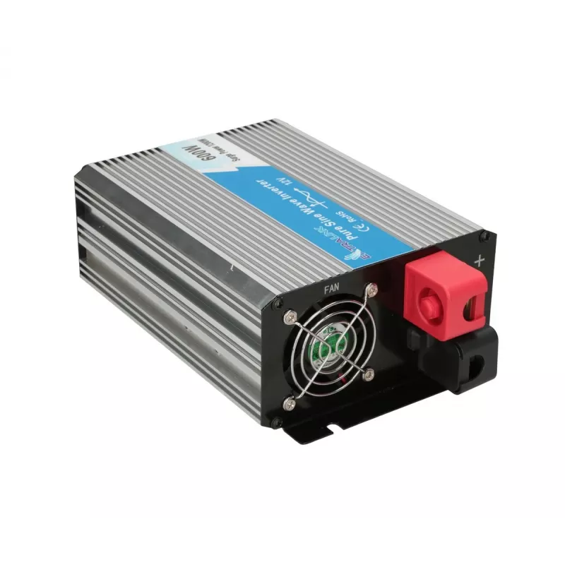 Įtampos keitiklis Extralink OPIP-600W 12V 600W gryna sinusinė banga