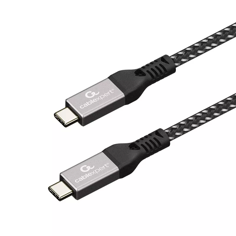 USB-C į USB-C kabelis GEMBIRD CCBP-USB4-CMCM240 1,5 m, USB4 Gen 3x2, 40 Gbit/s, 240 W, juodas