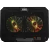 Nešiojamojo kompiuterio aušinimo padėklas DEFENDER NS-510 su 2 ventiliatoriais, 2 USB prievadais ir RGB apšvietimu
