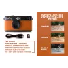 Ekrano neturintis skaitmeninis fotoaparatas Camp Snap CS-V105-BR-JP — rudas, kompaktiškas fotoaparatas be ekrano