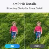 Vidinė IP apsaugos kamera Reolink E serijos E330 — 4 MP, 4 mm objektyvas, 84°×45° matymo laukas, 2,4/5 GHz Wi‑Fi, dvipusis garsas, žmonių/gyvūnų aptikimas