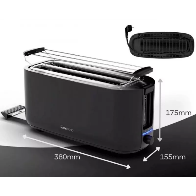 Clatronic TA 3802 4 slice(s) 1400 W Juoda
