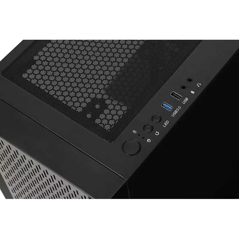 iBox CETUS 903 Midi Tower Juoda