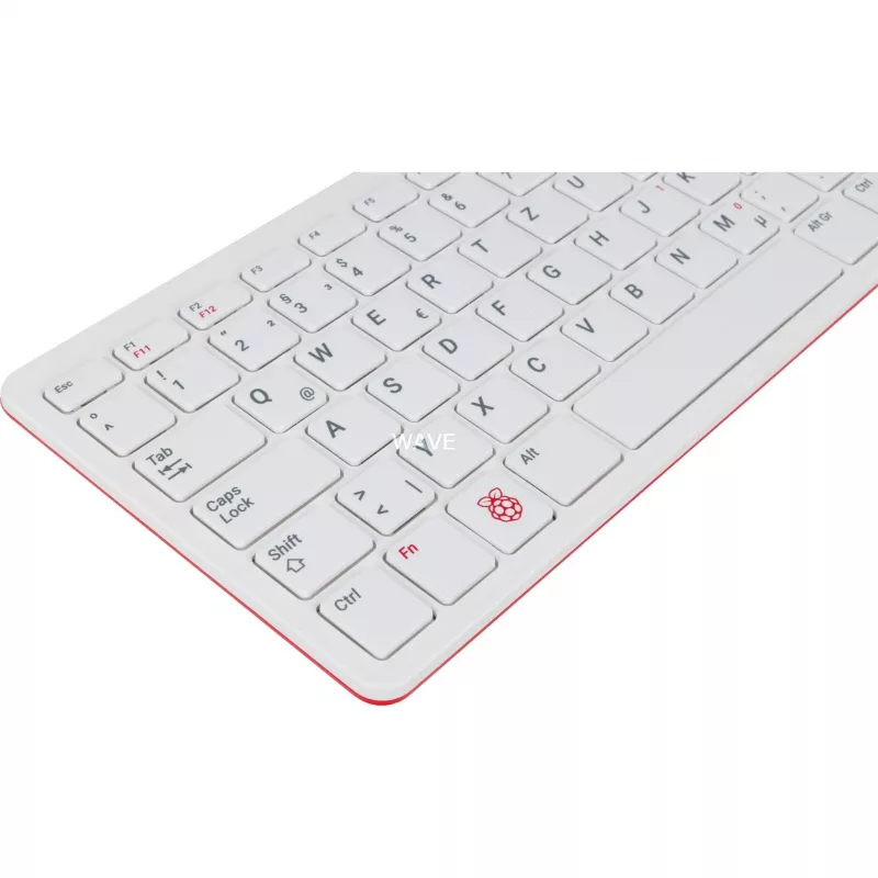 Laidinė USB klaviatūra Raspberry PI klaviatūra DE RB-TASTA01W — USB jungtis, vokiškas išdėstymas