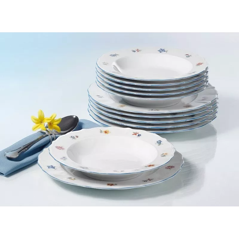 Seltmann Weiden 4003106989848 stalo indų rinkinys 12 vnt. Porcelianas baltas