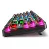 Mechaninė žaidimų klaviatūra Sharkoon Crystal Shark Juoda DE su RGB apšvietimu