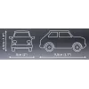 Žaislinis konstravimo rinkinys Cobi Youngtimer Collection Fiat 126p el 24531 — 150 vnt.