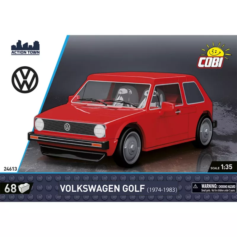 Surenkamas modelis Cobi Volkswagen Golf 1974–1983 1:35 konstravimui ir eksponavimui