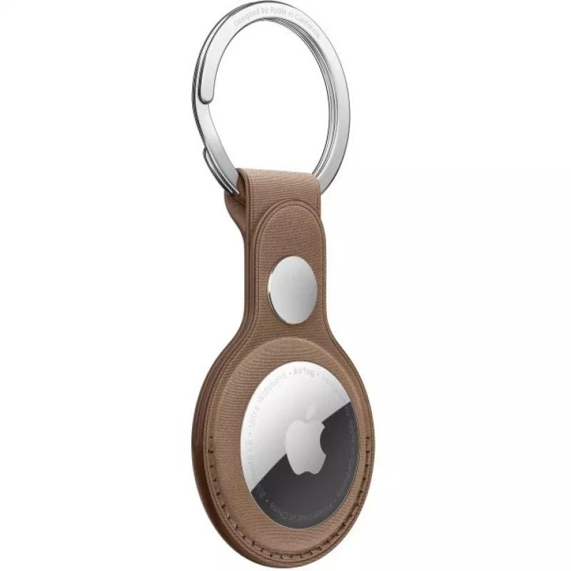 APPLE AirTag FineWoven raktų pakabukas Taupe