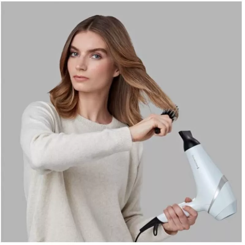 Plaukų džiovintuvas Remington AC8901 HYDRAlux 2300 W 3 temperatūros nustatymai Joninė funkcija Difuzoriaus antgalis Balta