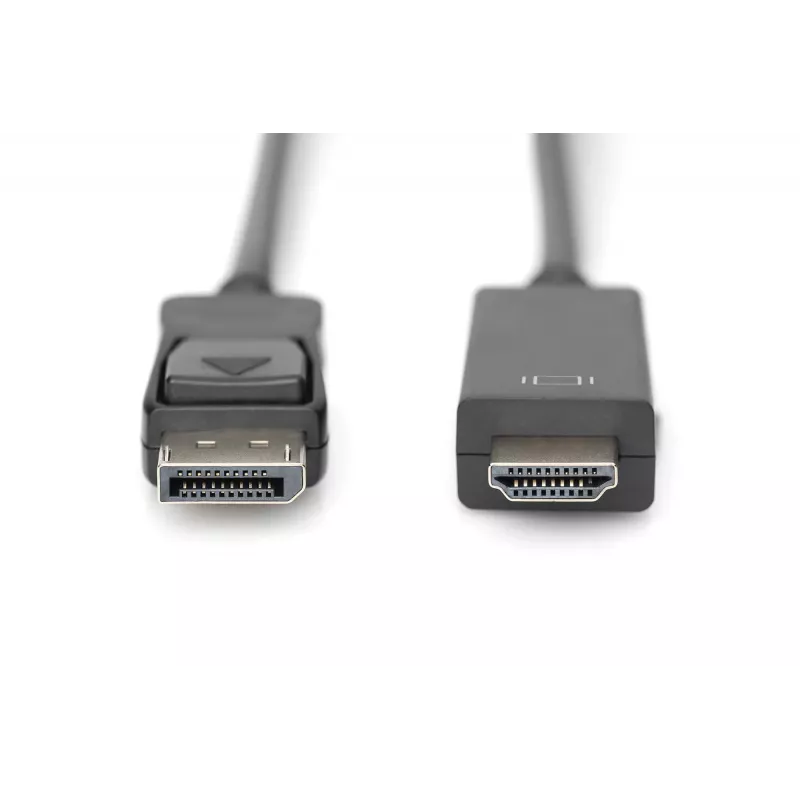 Adapter kabelis Displayport 1.2 with interlock 4K 60Hz UHD Typ DP/HDMI A M/M juodas 2 m