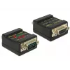 Jungtis DeLOCK 2xDB9 87713 Juoda