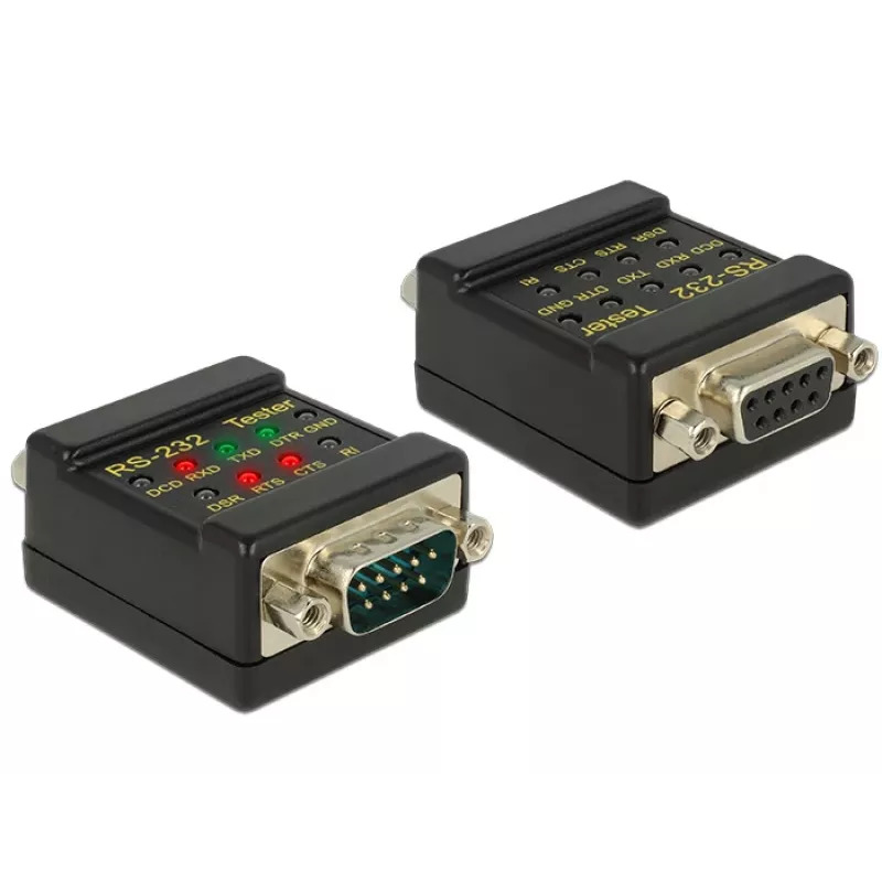 Jungtis DeLOCK 2xDB9 87713 Juoda