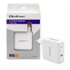 Qoltec GaN Charger FAST 108W | 5-20V | 3-4.7A | USB C | Balta