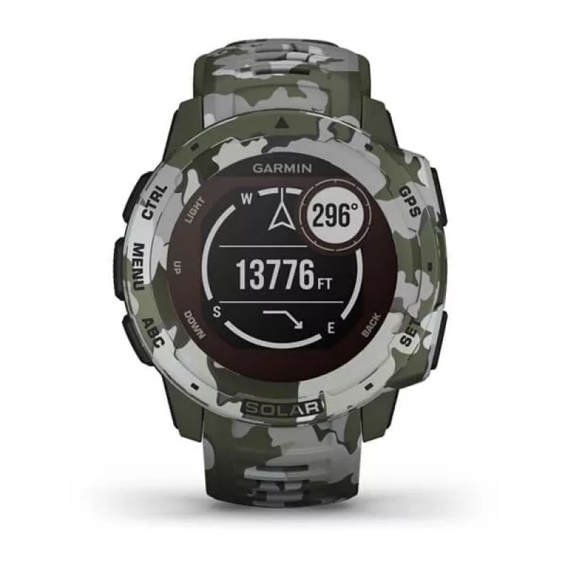GPS laikrodis Garmin Instinct Solar Camo Edition kamufliažinis
