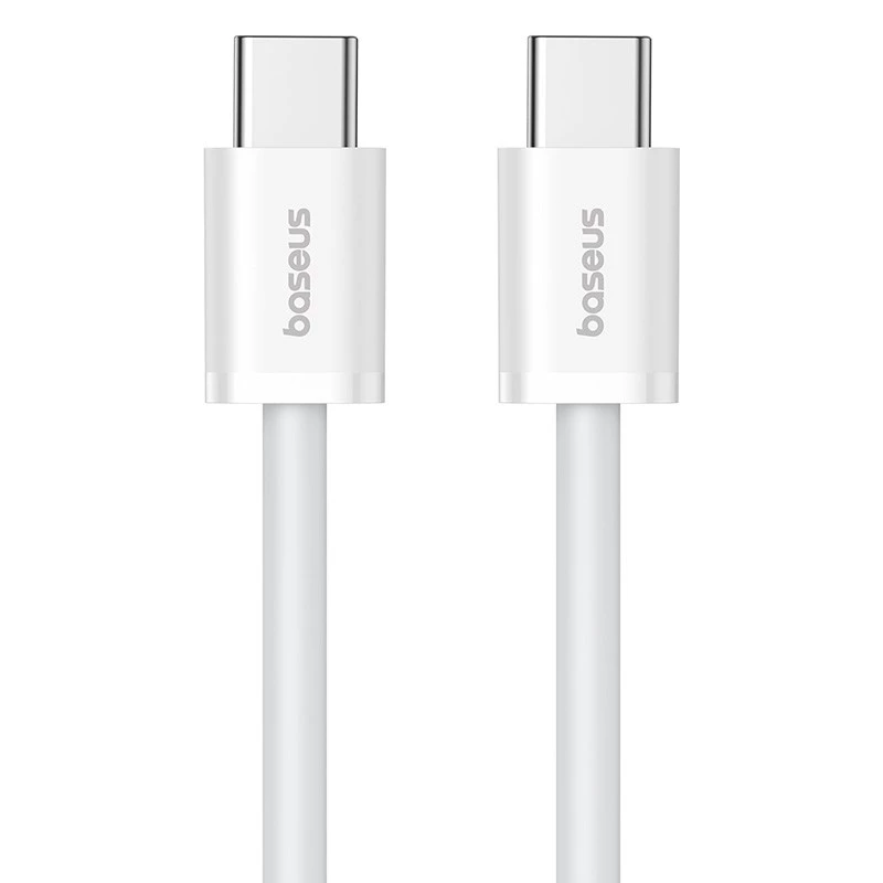 Baseus Superior USB C į USB C duomenų laidas 2 m 30 W Baltas