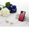 iKins išmaniojo telefono dėklas, skirtas iPhone 11 Pro Max – rožinio ežero su juodu apvadu